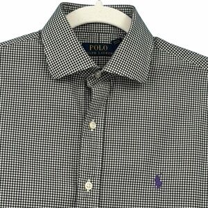 Polo by Ralph Lauren Black and White Gingham Pony Shirt